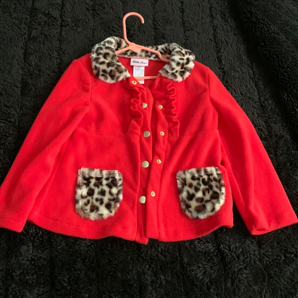 Little Lass Holiday Fleece Sweater
